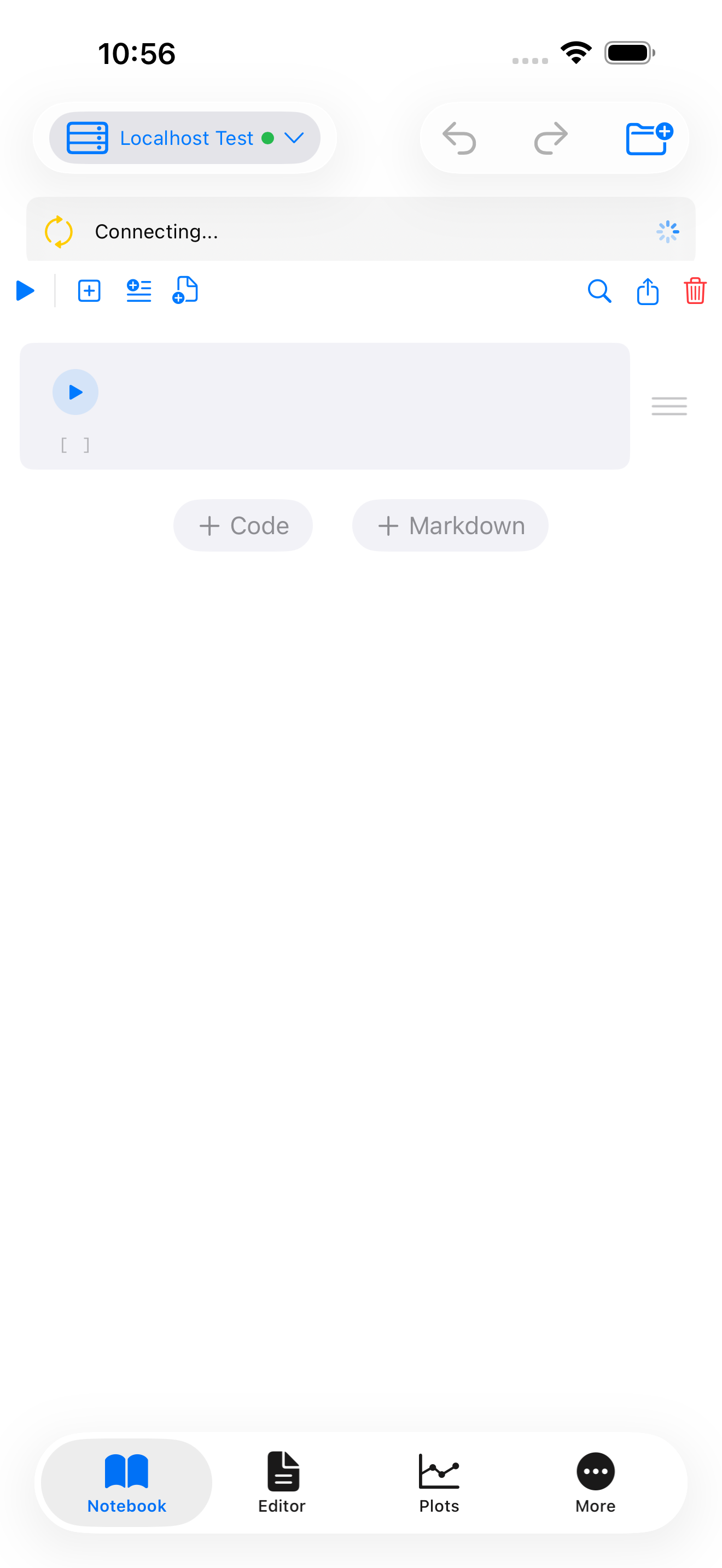 Green connected banner on iPhone